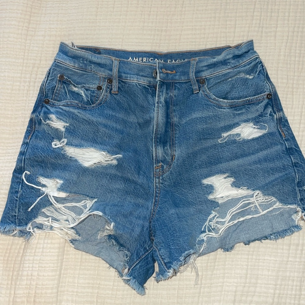 American Eagle Distressed Denim Shorts